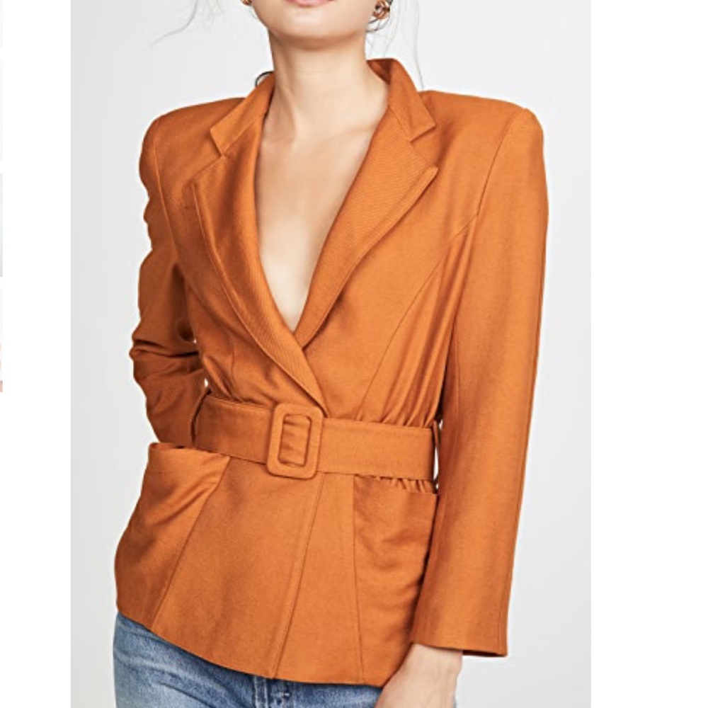 NWT TRE by Natalie Ratabesi The Venus Jacket in rust color